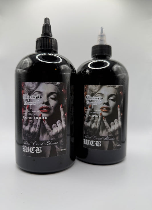 Cherry Bomb Deep Treatment 1/2 liter Shampoo/Conditioner Back Bar